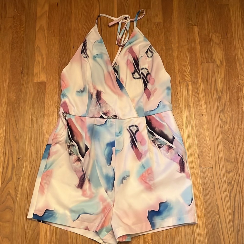 Tea & Cup Halter Romper